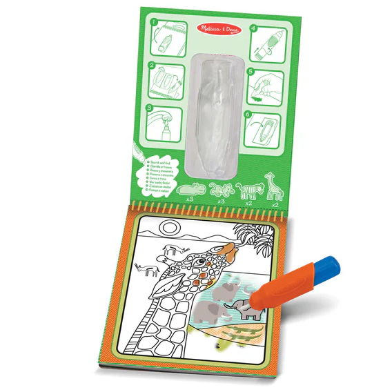 Melissa & Doug On the Go Water Wow! Water-Reveal Pad - Safari