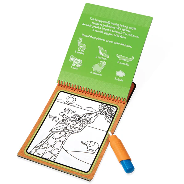 Melissa & Doug On the Go Water Wow! Water-Reveal Pad - Safari