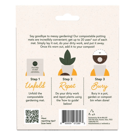 We the Wild Compostable Gardening Mats - 2pk