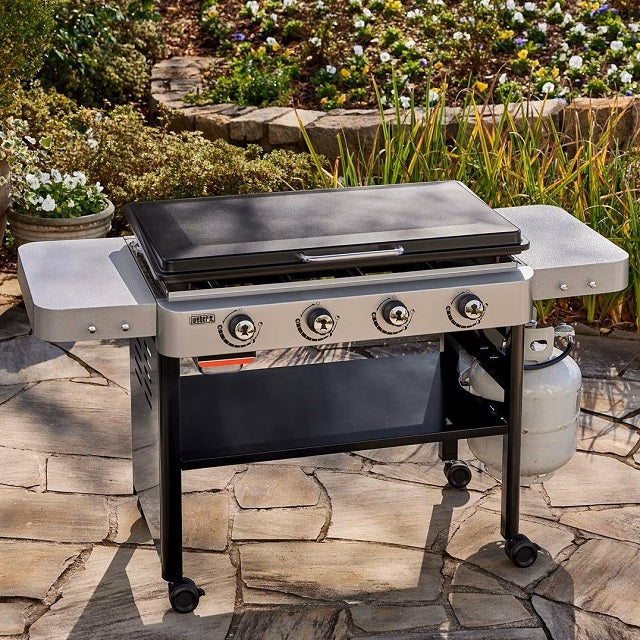 HOT Flat Top Rusted Griddle Top Weber Flat Top Grill Weber Slate