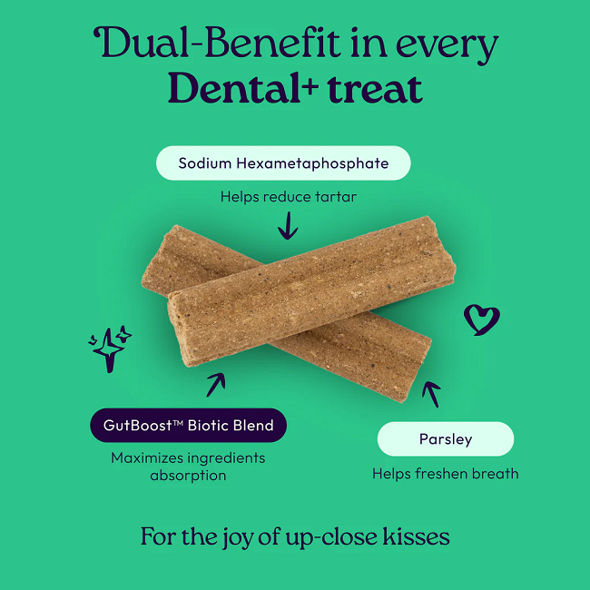 Welljoy Dental+ Dog Supplement 8.5 oz 24 Dental Treat Sticks