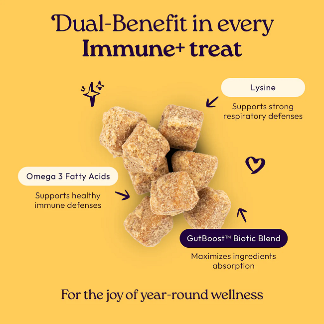 Welljoy Immune+ Cat Supplement 3.2 oz 120 count