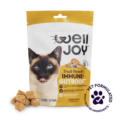 Welljoy Immune+ Cat Supplement 3.2 oz 120 count