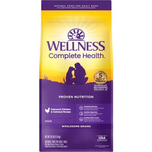 Wellness Complete Health Natural Chicken Recipe Dry Dog Food