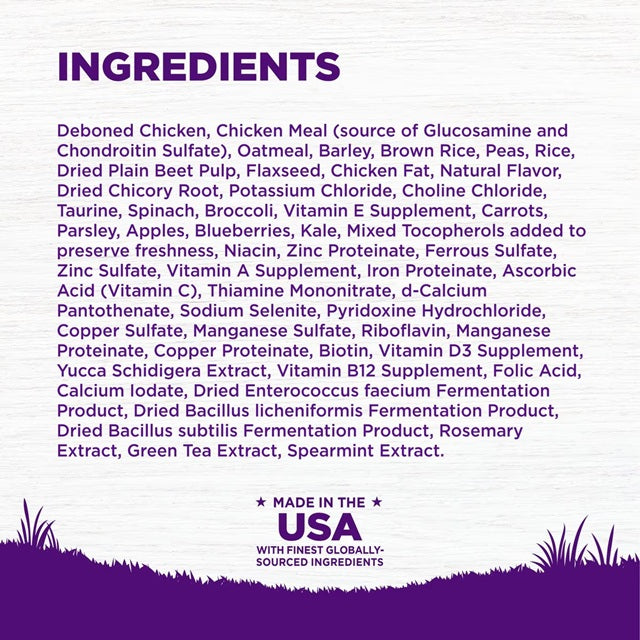 Wellness Complete Health Senior Age Advantage Adult 7+ Chicken & Barley Recipe Dry Dog Food