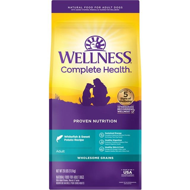 Wellness Complete Health Natural Whitefish & Sweet Potato Recipe Dry Dog Food