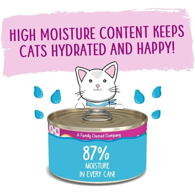 Weruva Pate Tic Tac Whoa! Tuna & Salmon Dinner in a Hydrating Purée Cat Food, 3-oz Can