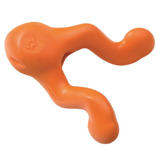 West Paw Zogoflex Tizzi Treat Hiding Toy, Large Tangerine