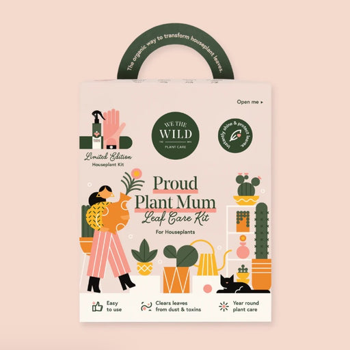 We the Wild - Proud Plant Mum Leaf Care Kit