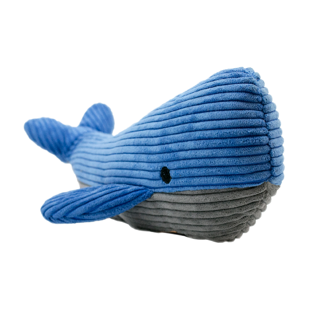 Tall Tails Whale Dog Toy with Squeaker