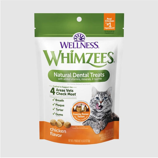 Whimzees Cat Dental Treats, Chicken Flavor