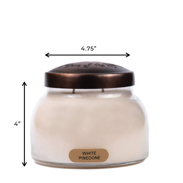 Keepers of the Light Candle, White Pinecone Mama Jar