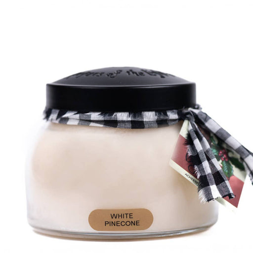 Keepers of the Light Candle, White Pinecone Mama Jar
