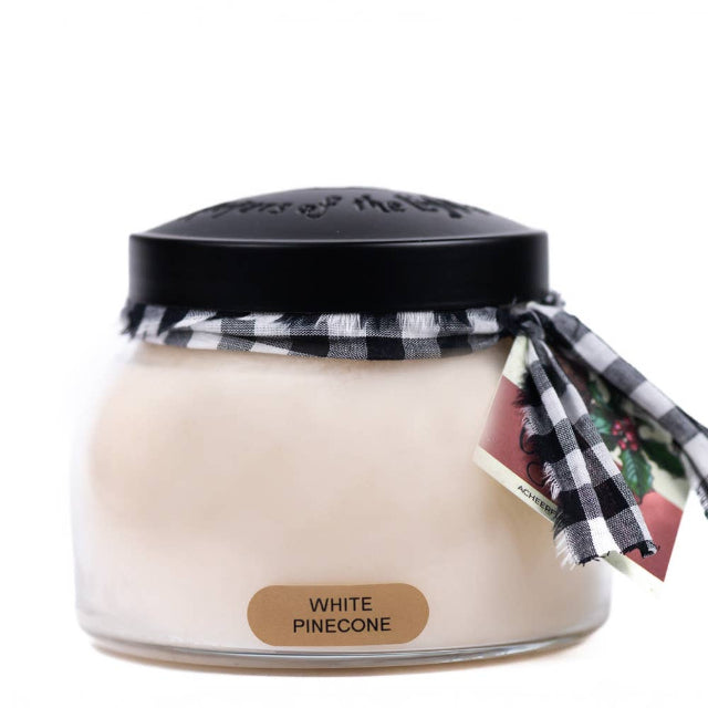 Keepers of the Light Candle, White Pinecone Mama Jar