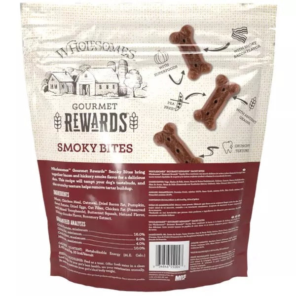 Wholesomes Gourmet Rewards Smoky Bites for Dogs - 3 lb.