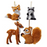 Plush Animal Ornament - Assorted