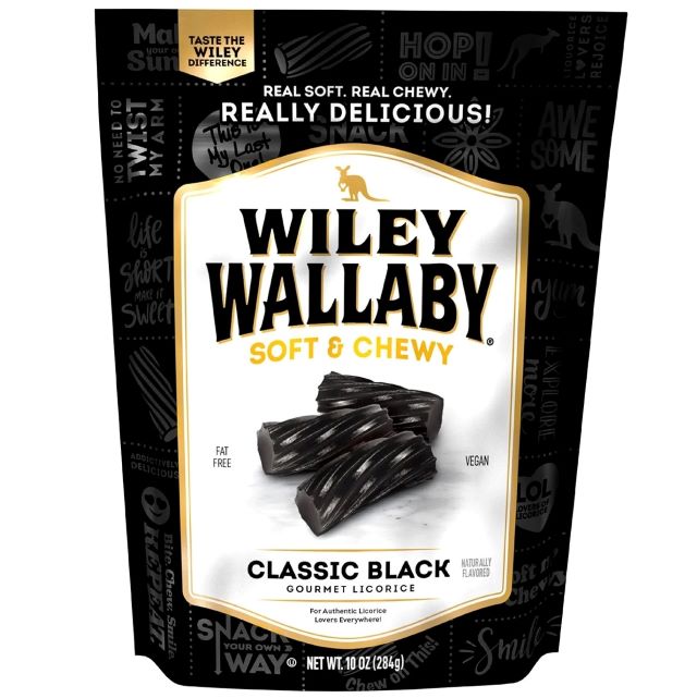 Wiley Wallaby Classic Black Licorice 10 oz.