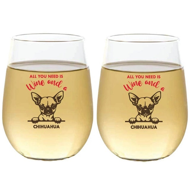 Wine-Oh! 2-Piece Stemless Shatterproof 16 oz. Wine Glasses, Rescue —  Ellington Agway