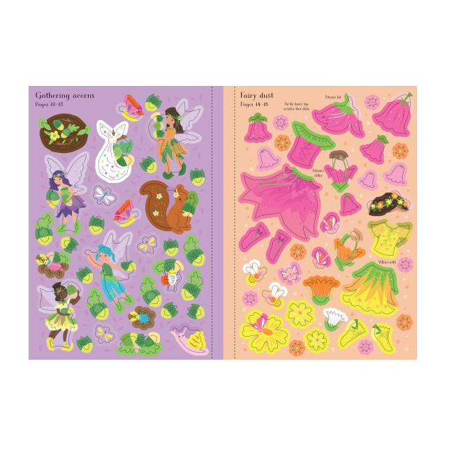 Little Sticker Dolly Dressing Woodland Fairy Sticker Book, Usborne