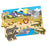 Melissa & Doug Safari Wooden Peg Puzzle 7-Piece
