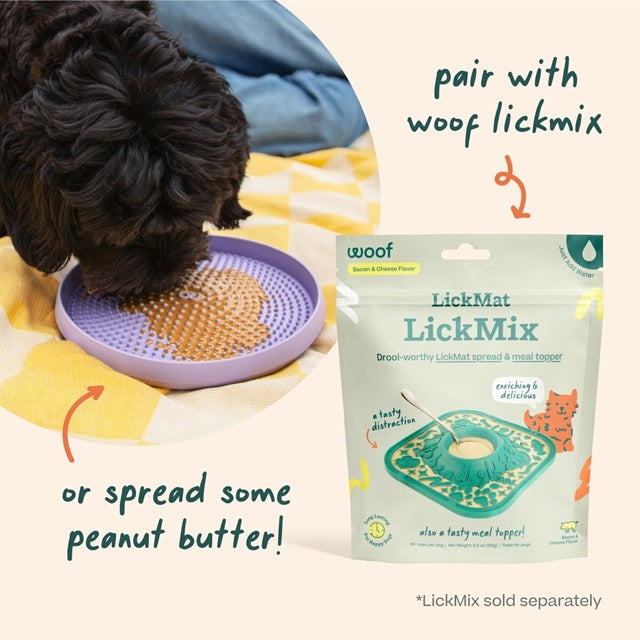 Woof Forager Fly N' Feed 2-in-1 Flying Disc Dog Toy & Lick Mat