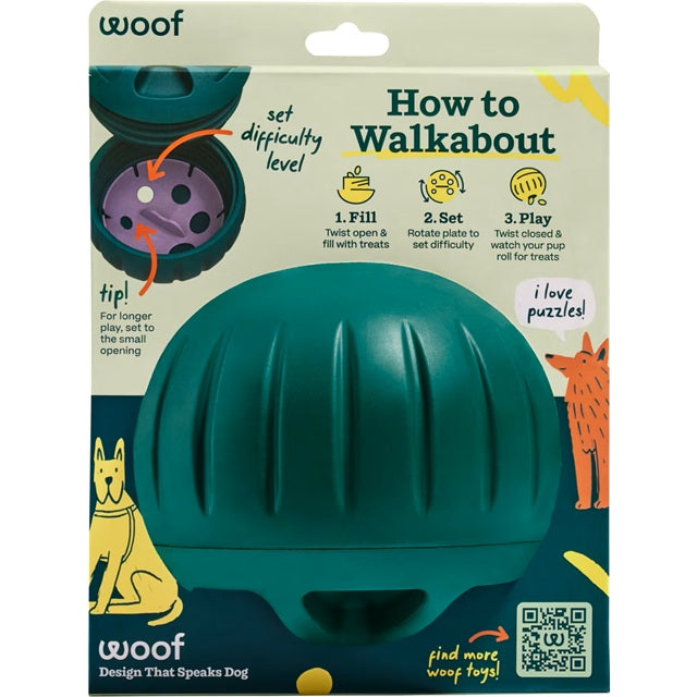 Woof Forager Walkabout Ball Dog Toy