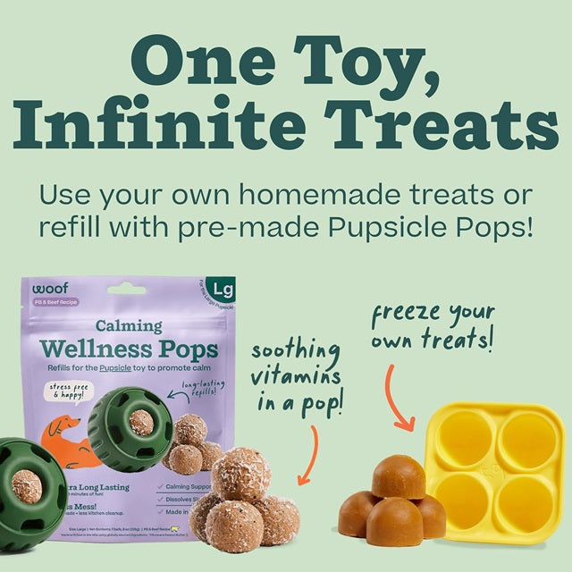 Pupsicle Original Treat Dispensing Dog Toy, Lavender