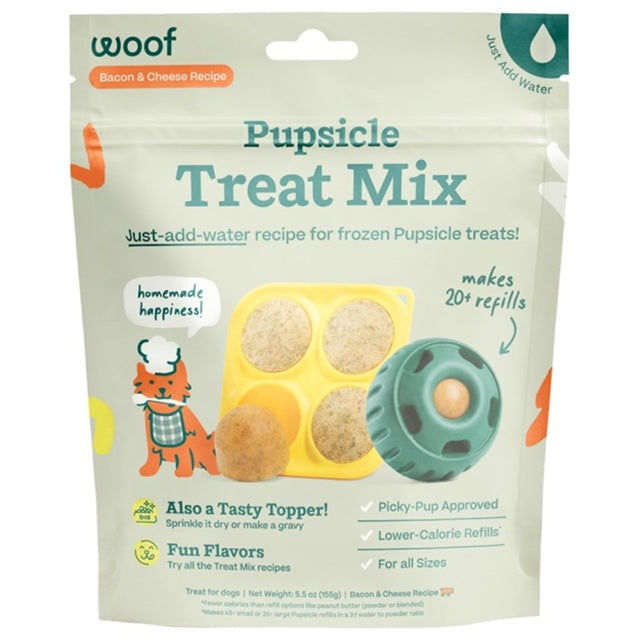 Pupsicle Treat Mix Bacon & Cheese Recipe DIY Lickable Dog Treats 5.5-oz