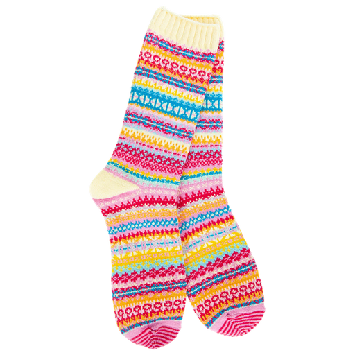 World's Softest Women's Weekend Nordic Crew Sock, Whimsy