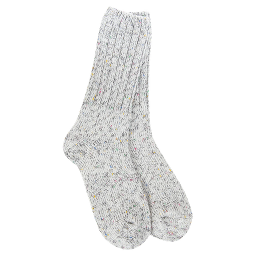 World's Softest Women's Weekend Ragg Crew Sock, Rocky Confetti
