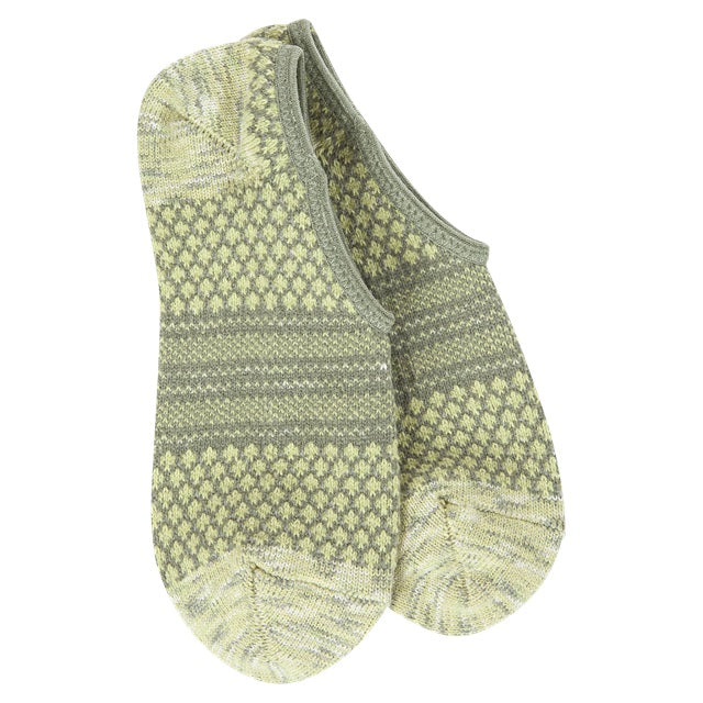 World's Softest Women's Weekend Gallery Footsie No-Show Sock, Envy Multi