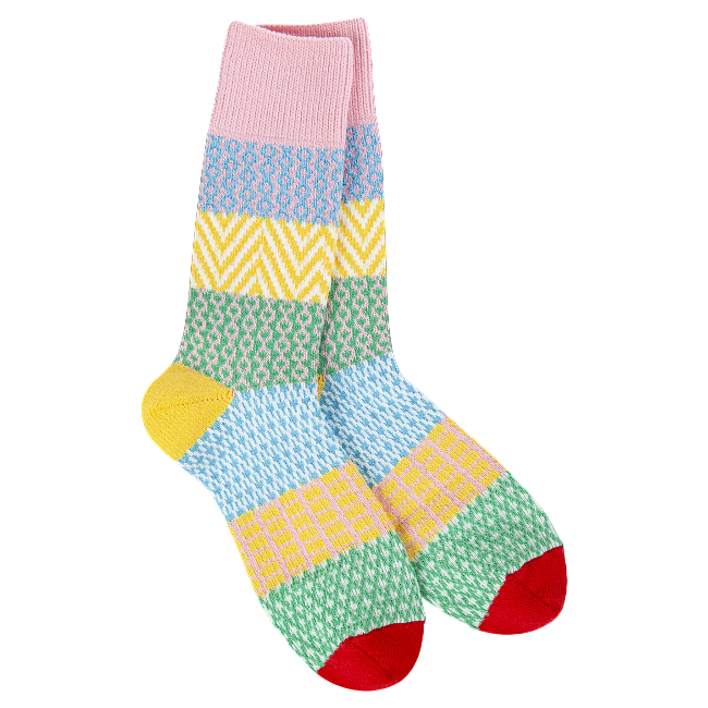 World's Softest Women's Holiday Gallery Crew Sock, Wonderland