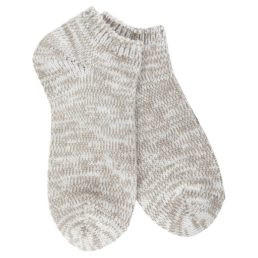 World's Softest Women's Weekend Ragg Low Cut Sock, Mushroom