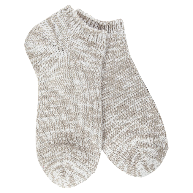 World's Softest Women's Weekend Ragg Low Cut Sock, Mushroom