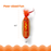 Catstages Hot Dog Kicker Catnip Toy and Dental Toy for Cats