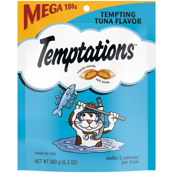 Temptations Tempting Tuna Flavor Cat Treats 6.3oz