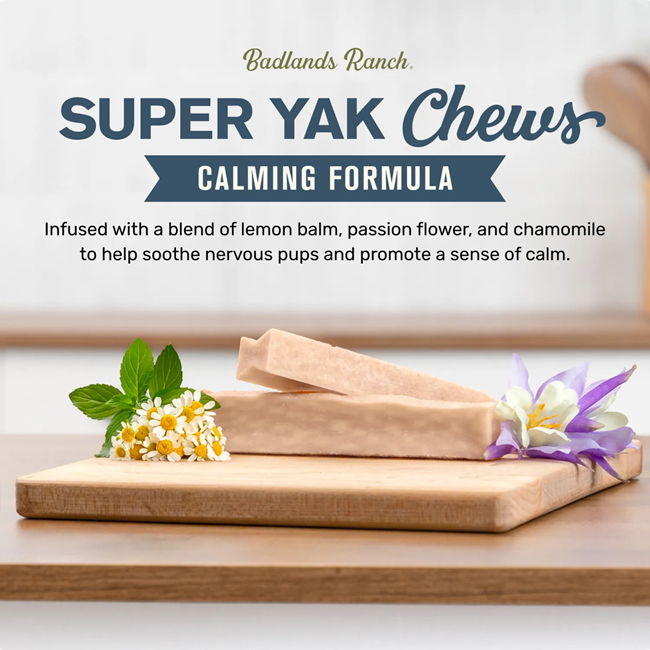 Badlands Ranch Super Yak Chews Calming Formula Individual Chew