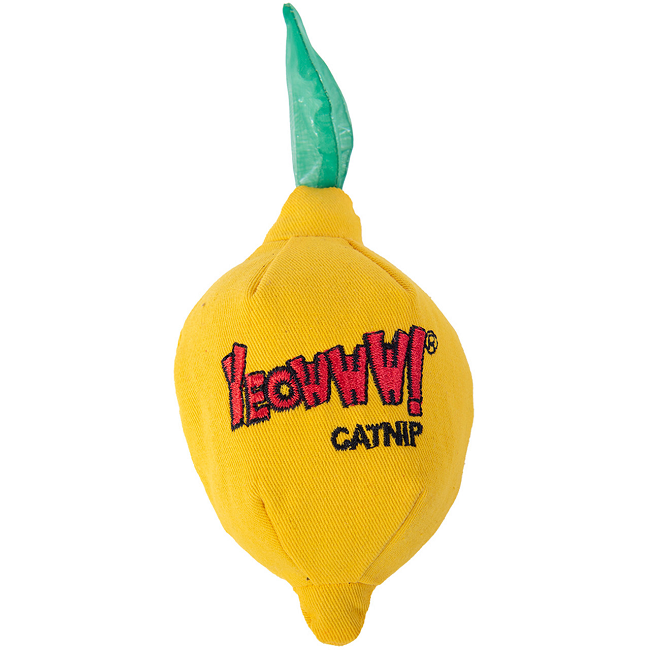 Yeowww! Catnip Sour Puss Lemon Cat Toy