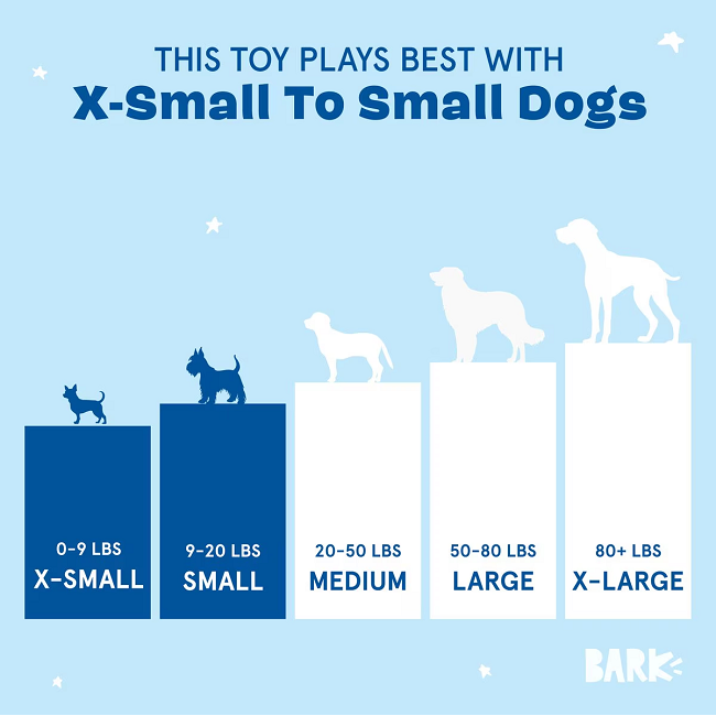 Bark YIPPY & SKIPPY SLIPPIES Dog Plush Toy, X-Small