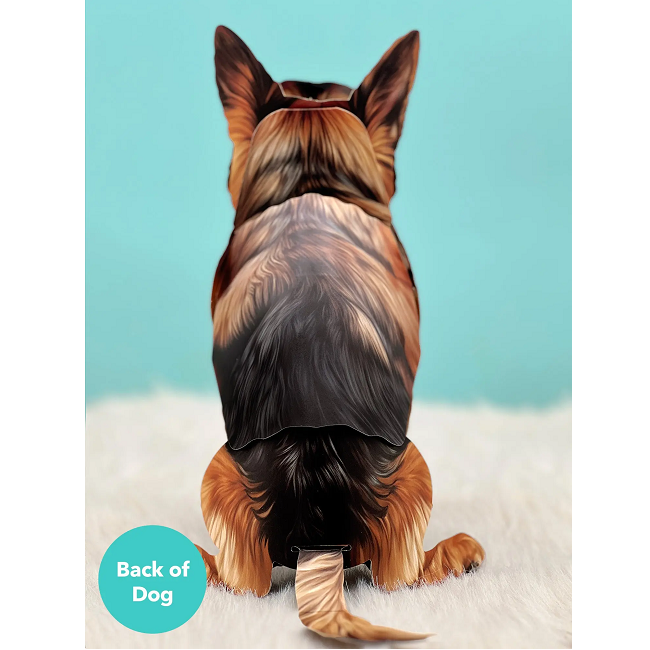 FreshCut Paper German Shepherd Pop-Up 3D Greeting Card