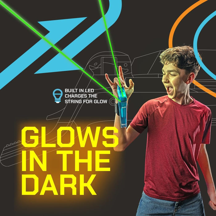 ZipString Aracna Glow-in-the-Dark Webshooter Loop String Toy