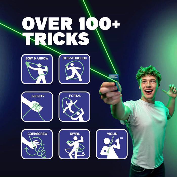 ZipString Luma Glow-in-the-Dark Loop String Toy