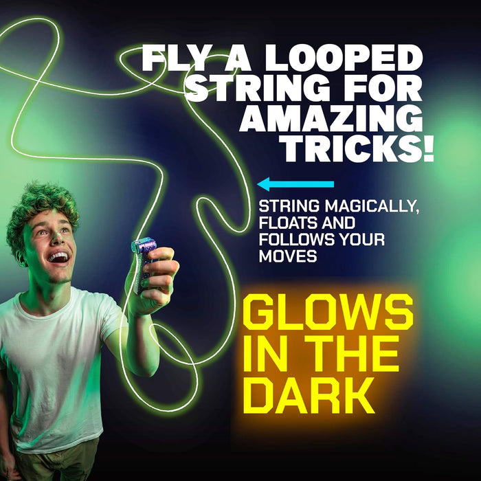 ZipString Luma Glow-in-the-Dark Loop String Toy