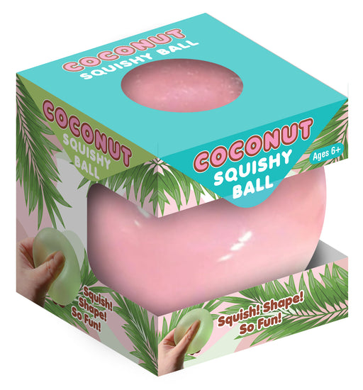 Zorbitz Coconut Squishy Ball, Assorted Colors