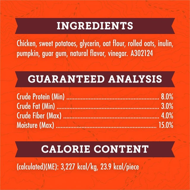 Zuke's Adventure Bites Chicken & Pumpkin Recipe Soft & Chewy Dog Treats 6 oz.