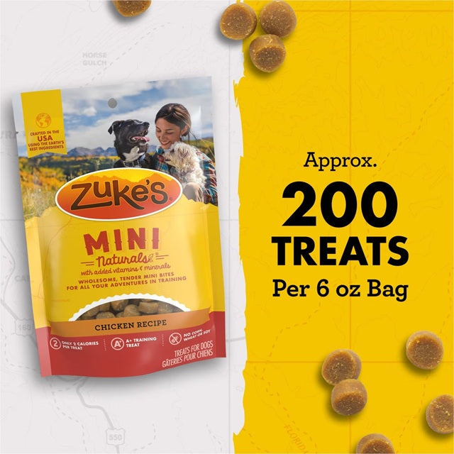 Zuke's Mini Naturals Chicken Recipe Dog Treats 6 oz.