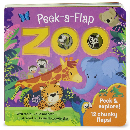 Zoo Peek-a-Flap Board Book