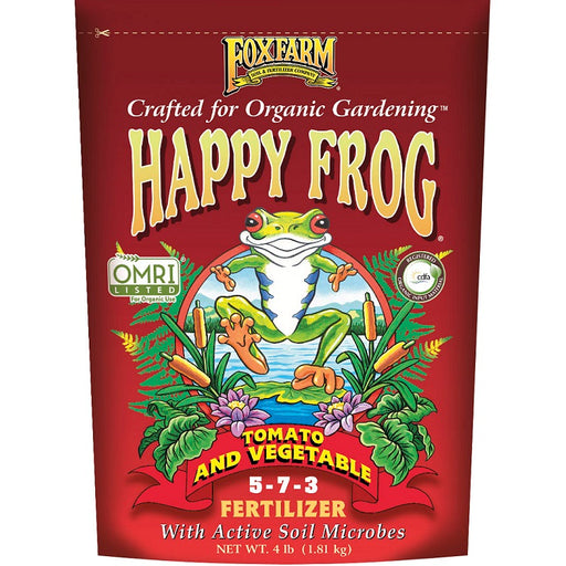 FoxFarm Happy Frog Tomato & Vegetable Organic Fertilizer, 4 Lbs.
