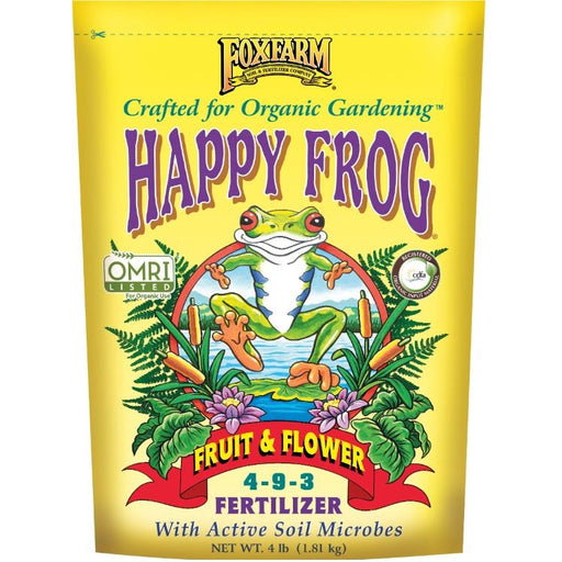 FoxFarm Happy Frog Fruit & Flower Organic Fertilizer, 4 Lbs.