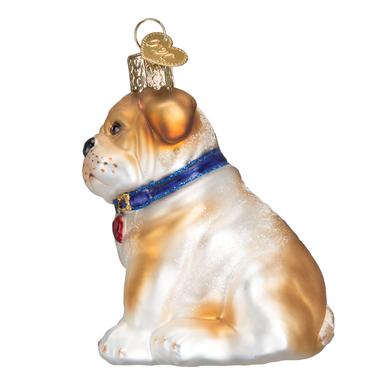 Old World Christmas Bulldog Pup Ornament